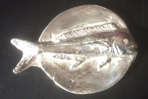 Fine Silver Fish Pendant - CUSTOM ORDER