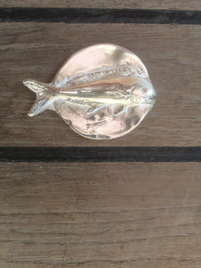 Fine Silver Fish Pendant - CUSTOM ORDER