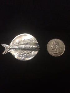 Fine Silver Fish Pendant - CUSTOM ORDER