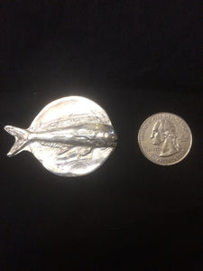 Fine Silver Fish Pendant - CUSTOM ORDER