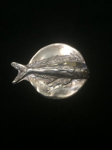 Fine Silver Fish Pendant - CUSTOM ORDER