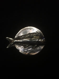 Fine Silver Fish Pendant - CUSTOM ORDER