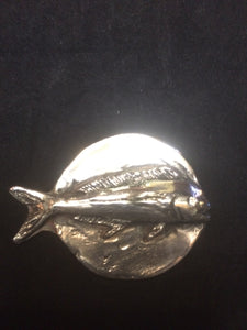 Fine Silver Fish Pendant - CUSTOM ORDER