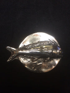 Fine Silver Fish Pendant - CUSTOM ORDER