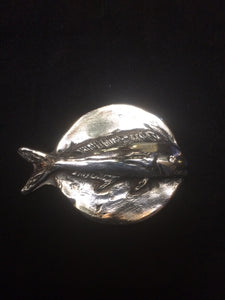 Fine Silver Fish Pendant - CUSTOM ORDER