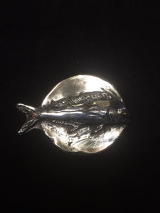 Fine Silver Fish Pendant - CUSTOM ORDER