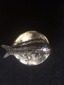Fine Silver Fish Pendant - CUSTOM ORDER