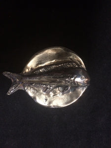 Fine Silver Fish Pendant - CUSTOM ORDER