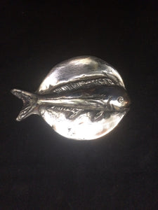 Fine Silver Fish Pendant - CUSTOM ORDER