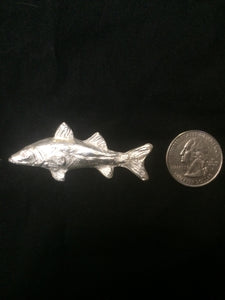 Fine Silver Fish Pendant - CUSTOM ORDER