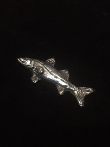 Fine Silver Fish Pendant - CUSTOM ORDER