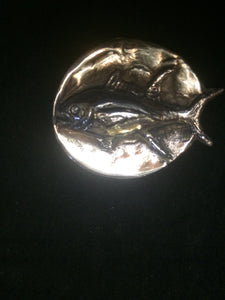 Fine Silver Fish Pendant - CUSTOM ORDER