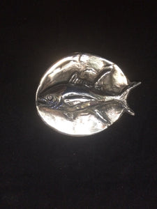 Fine Silver Fish Pendant - CUSTOM ORDER