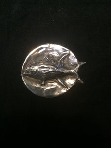 Fine Silver Fish Pendant - CUSTOM ORDER