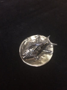 Fine Silver Fish Pendant - CUSTOM ORDER