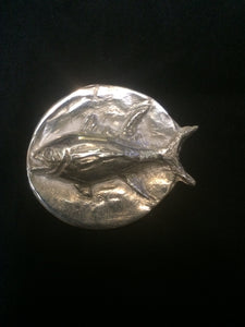 Fine Silver Fish Pendant - CUSTOM ORDER