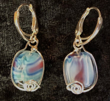 Load image into Gallery viewer, Ocean Waves Fine Silver Necklace and Earrings Set