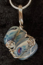 Load image into Gallery viewer, Ocean Waves Fine Silver Necklace and Earrings Set