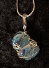 Load image into Gallery viewer, Ocean Waves Fine Silver Necklace and Earrings Set