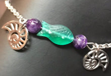 Load image into Gallery viewer, Green Fish and Imperial Jasper Stainless Steel Anklet