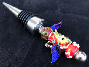 Frogs and Bees Bottlestopper