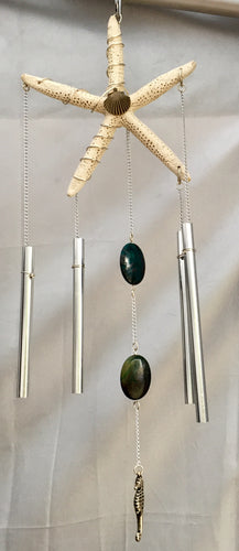 Scallop and Seahorse Wind Chimes
