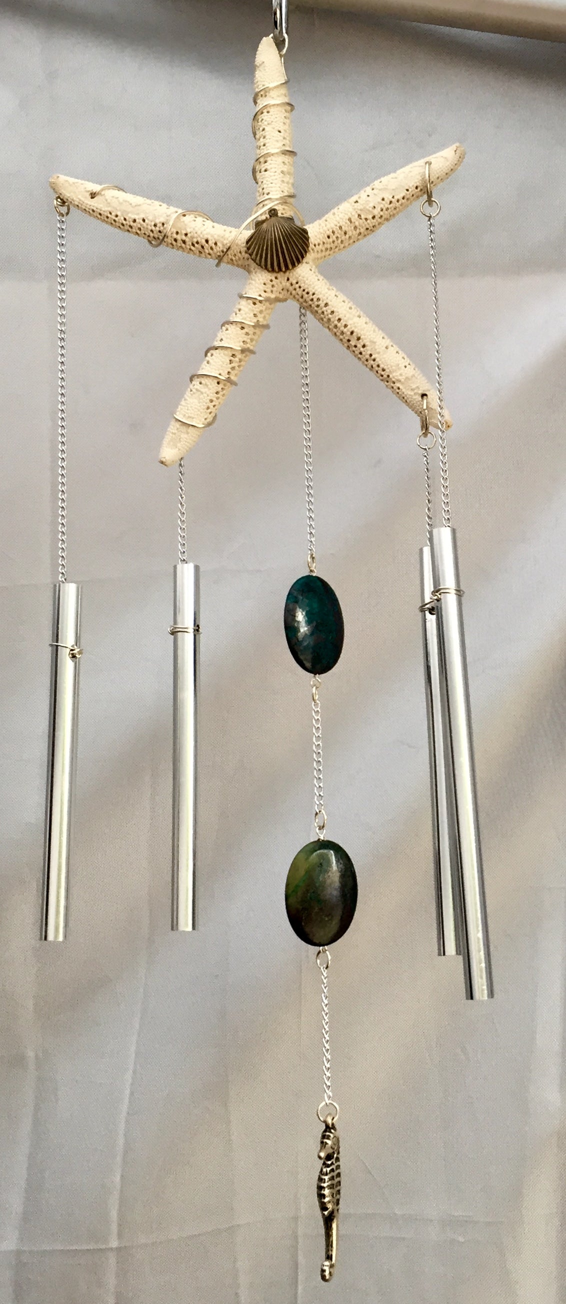 Scallop and Seahorse Wind Chimes
