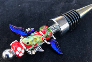 Frogs and Bees Bottlestopper