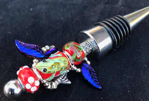 Frogs and Bees Bottlestopper